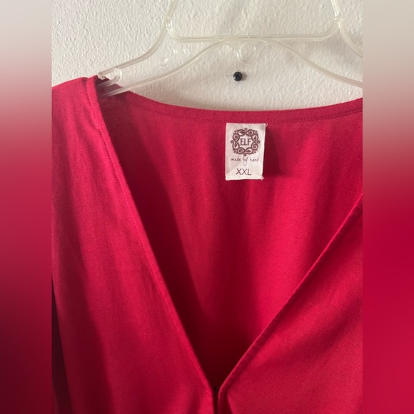 Elf Peony Linen Dress - Picture 3 of 16